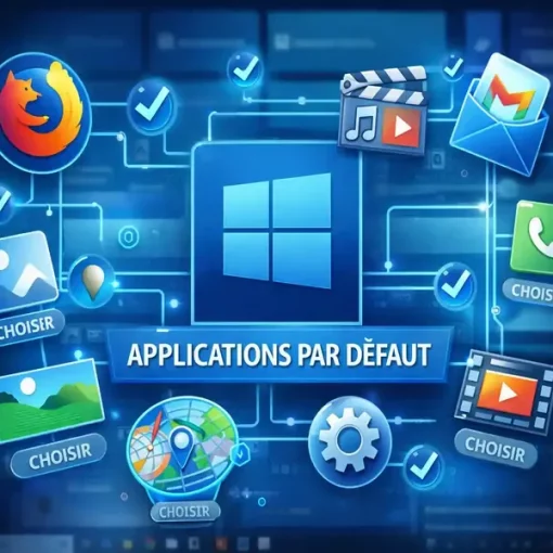 les applications par défaut Windows