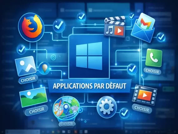 les applications par défaut Windows