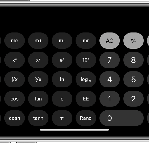 calculatrice scientifique IOS