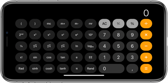 calculatrice scientifique IOS