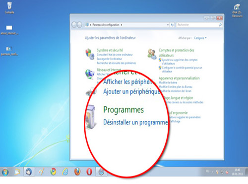 désinstaller programme