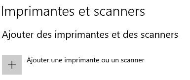 imprimantes et scanners