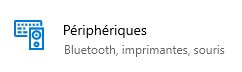 menu péripheriques windows