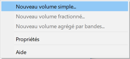 nouveau volume simple