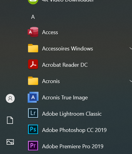 applications windows