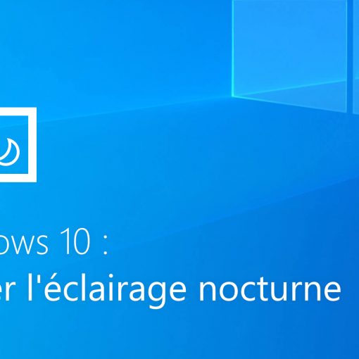 éclairage nocture Windows