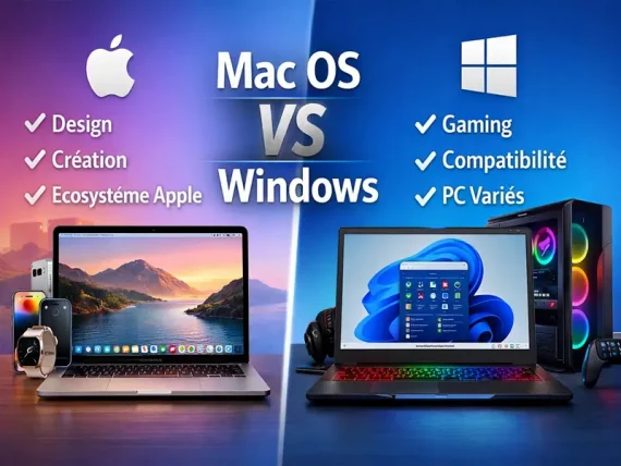 Comparatif Mac OS vs Windows : principales différences entre macOS et Microsoft Windows en 2026