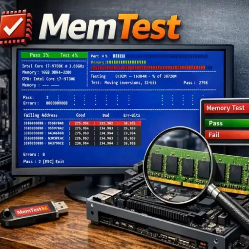 comment tester la mémoire avec memtest