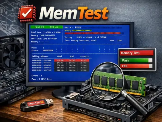 comment tester la mémoire avec memtest